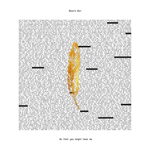Bears Den – So That You Might Hear Me (cover art)